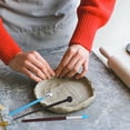 thumbnail image 4 of 1 Set of Clay Sculpting Tools Clay Scraping Carving Tool Clay Crafts Making Tools, 4 of 8