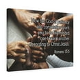 thumbnail image 5 of Scripture Walls  According to Christ Jesus Romans 15:5 Bible Verse Canvas Christian Wall Art Ready to Hang Unframed, 5 of 6