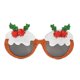 thumbnail image 2 of EeaseMX Gafas de sol navideñas novedosas, accesorios fotográficos navideños, regalos de fiesta, suministros para Navidad, Halloween, fiesta de disfraces, cosplay, 2 of 7