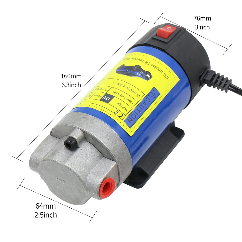 MAKERELE Oil Change Pump,Electric Extractor Kit Engine Oil Pump Portable Oil Change Pump