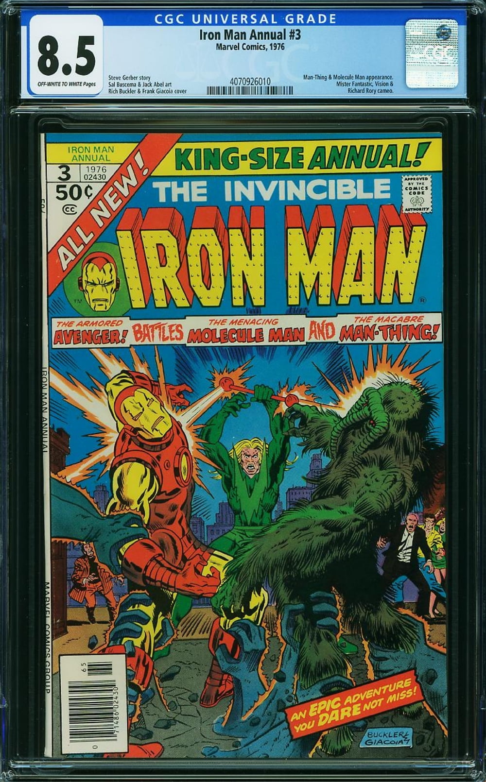 Iron Man Annual #3 - CGC 8.5 Comic Book