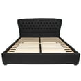 thumbnail image 3 of Flash Furniture Barletta Tufted Upholstered King Size Platform Bed in Black Fabric, 3 of 4