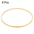 thumbnail image 3 of Uxcell 10.2" Wooden Bamboo Floral Hoop Rings for DIY Crafts Wedding Wreath 8Pack, 3 of 5