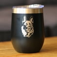 thumbnail image 2 of Bevvee Insulated Wine Tumbler 12 oz German Shepherd Face German Shepherd Owner Gifts Tumblers, 2 of 4