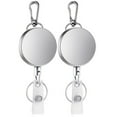 thumbnail image 2 of 6Pcs Retractable Pull Key Ring ID Badge Lanyard Name Tag Card Holder Reel Belt, 2 of 7