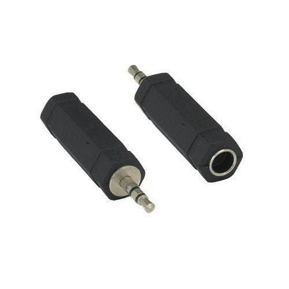 Kentek 3.5mm 1/8 inch AUX male to 1/4" 0.25 inch stereo female auxiliary stereo audio adapter connector M/F