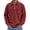 Red, variant on BUWTTER Men Shirts Button Down Corduroy Casual Long Sleeve Collar Solid Color Top Business Outfits Comfortable Versatile Black Shirt L