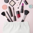 thumbnail image 6 of Unique Bargains Mini Cosmetic Bag Small Portable Makeup Bag Multiple Inner Pocket Storage Bag Women Cosmetic Pouch White, 6 of 7