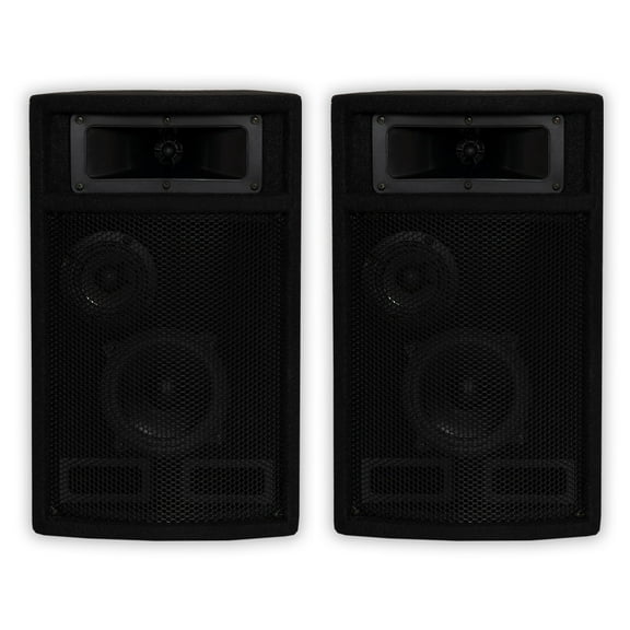 Acoustic Audio PA-500X Passive 800 Watt 3-Way Speaker Pair DJ PA Karaoke Studio Speakers