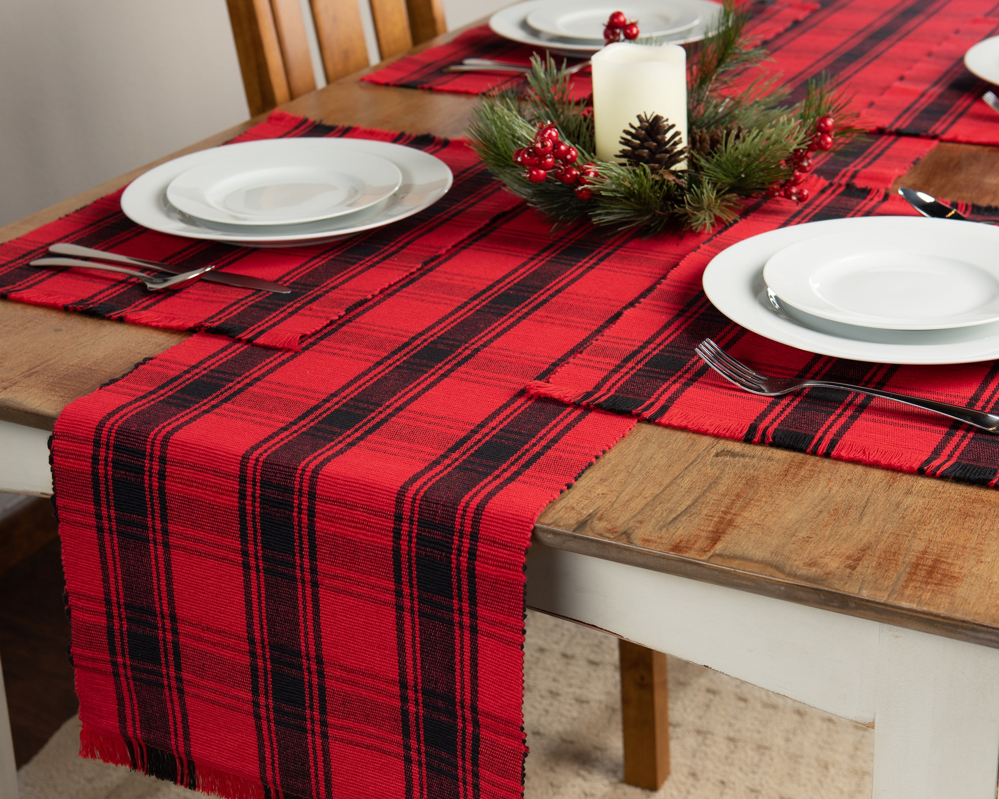 Beautiful colorful Table runner tablecloth festive table runner 12 inches wide by 72 inches long
