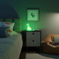 thumbnail image 3 of Billie Brontosaurus White Multicolor Changing Integrated LED Rechargeable Silicone Night Light Lamp, 3 of 7