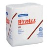 Wypall L20 Towels, 1/4 Fold, 4-Ply, 12 1/5 x 13, White, 68/Pack, 12/Carton