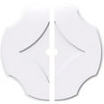 thumbnail image 5 of 18"OD x 1"ID x 6 1/4"C x 1"P Percival Architectural Grade PVC Contemporary Ceiling Medallion, Two Piece, 5 of 7