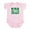 Petal Pink, variant on CafePress - Kiss Me I'm Irish Shamrock Infant Bodysuit - Baby Light Bodysuit, Size Newborn - 24 Months