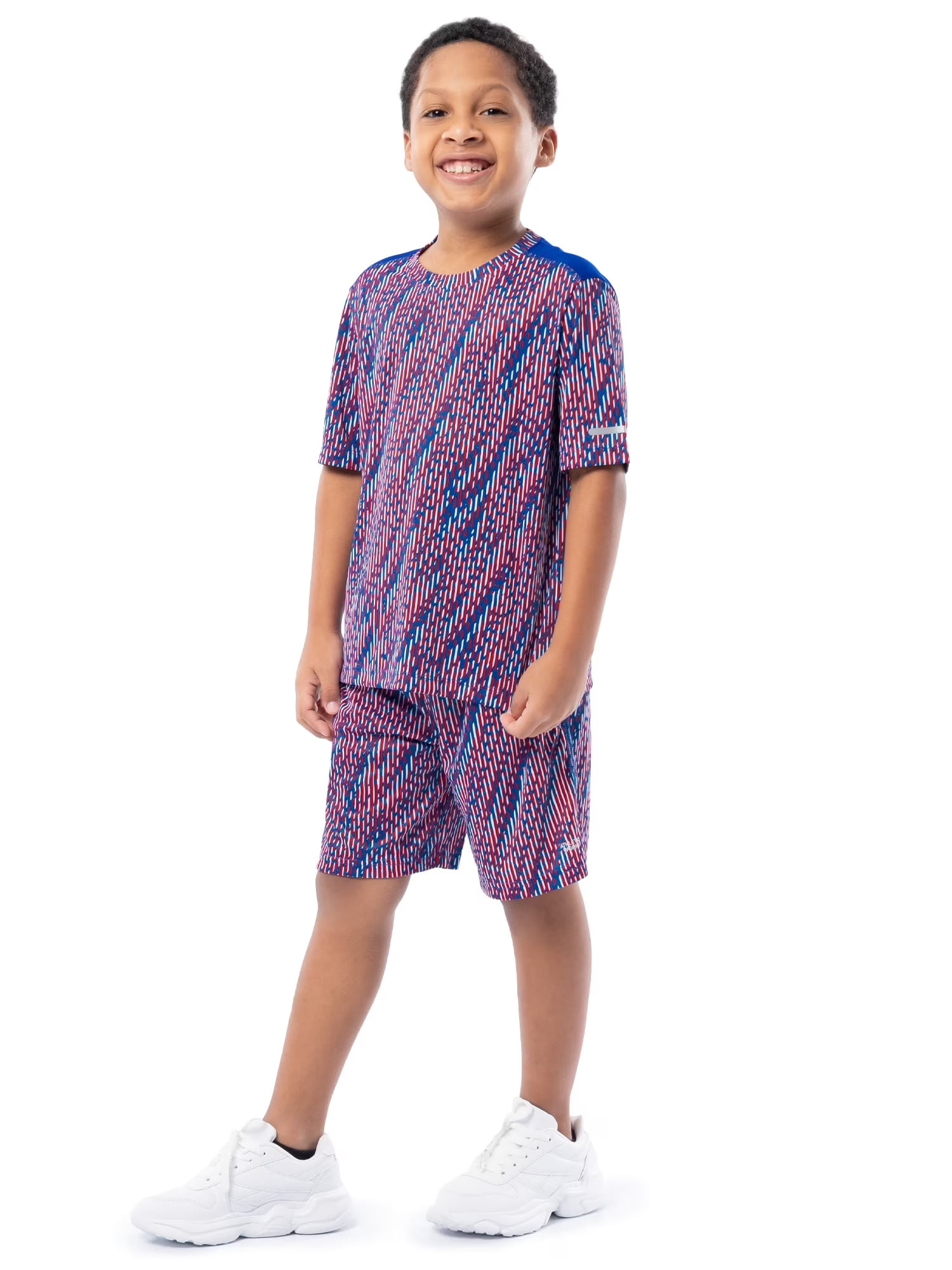 Athletic Works Boys Short Sleeve Core Performance T-Shirt, Sizes 4-18 & Husky