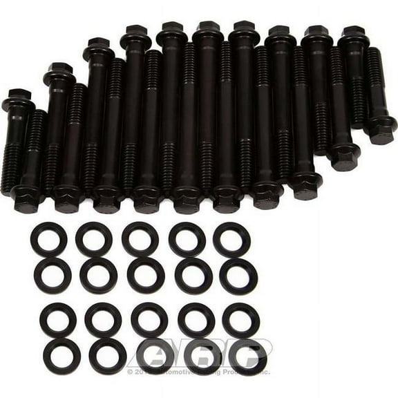 ARP ARP190-3609 High Performance Series Hex Head Cylinder Head Bolt Kit for Pontiac Ford 400-455 - Black Oxide