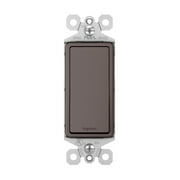 TM870 15a 125v single pole decora switch brown qty 10/100