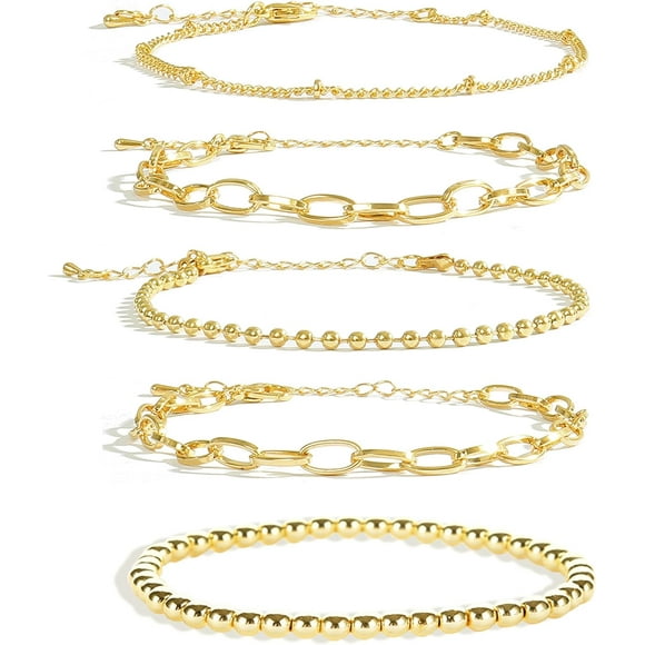 Gold Bracelets For Women Gold Bracelet Stack Pulseras Para Mujer Indian Jewelry Sets For Women Gold Bangles For Women Bracelets For Women Bracelets For Teen Girls Teen Girl Gifts Trendy Stuf[J7229]