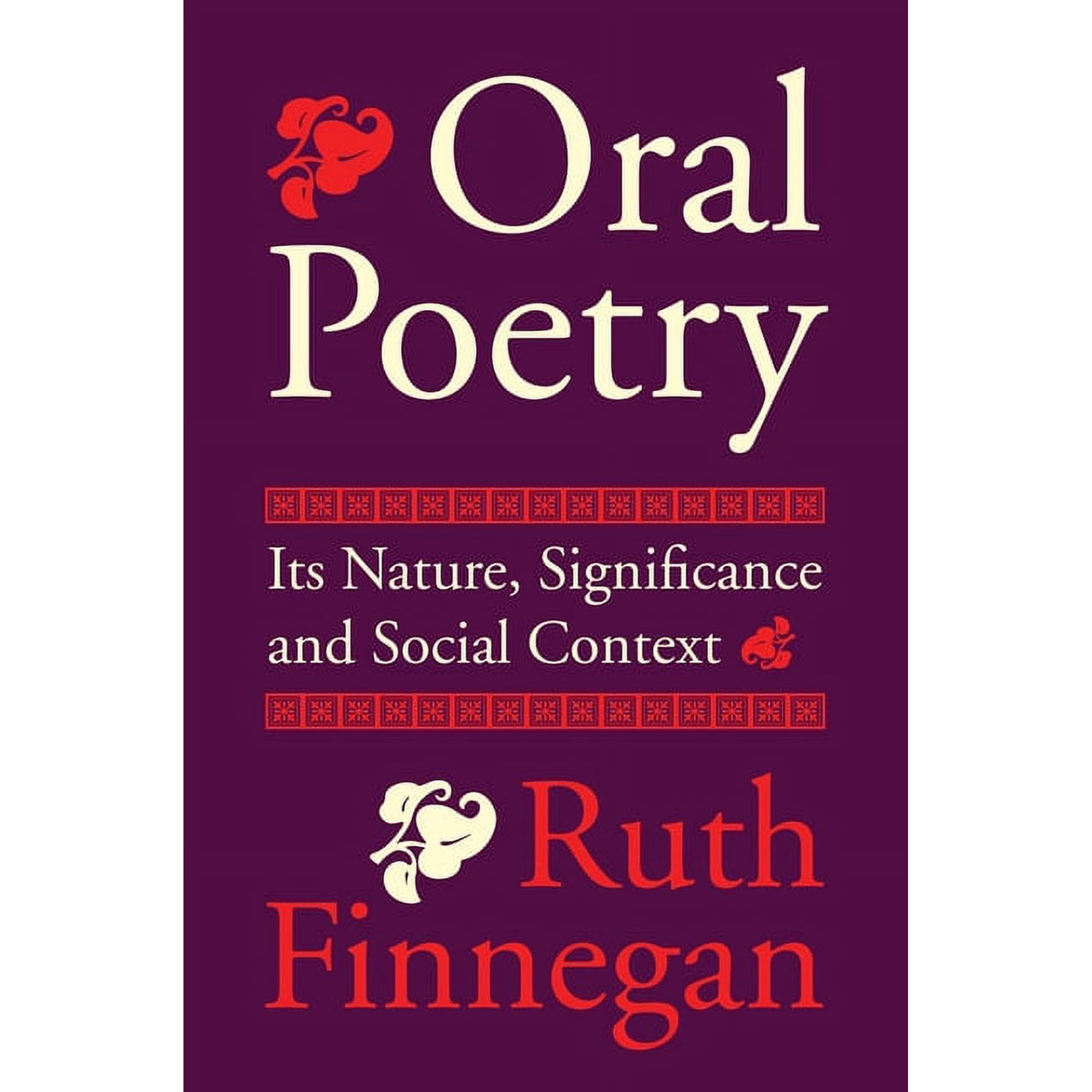 Oral Poetry (Paperback)
