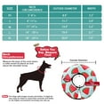 thumbnail image 4 of MIDOG Adjustable Polyester Dog Cone Collar for Large Medium Small Dogs after Surgery,Pillow Collar for Cats & Dogs, Watermelon Red, 4 of 7