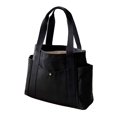 thumbnail image 3 of Bolso de Mano Salvador para Mujer Lona Grande con Múltiples Bolsillos Negro, 3 of 10
