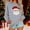 Gray, variant on asdoklhq Christmas Tops for Women Christmas Women's Round Neck Hoodless Christmas Printed Casual Loose Sweatshirt Wine S