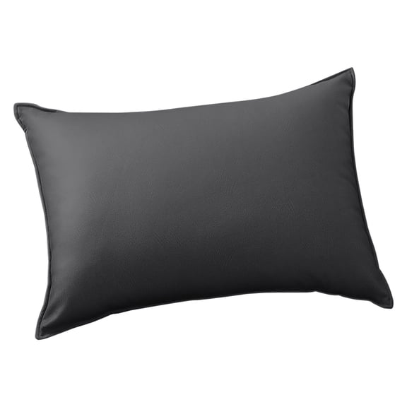 JWZZYD Waterproof Outdoor Lumbar Pillow Cover, 12"x20" Rectangle Cushion Case, Stain Resistant Decorative Pillowcase for Patio, Garden, Outdoor Furniture, Couch and Home Decor(Dark Gray, 1Pc)