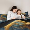 thumbnail image 5 of Homewish Magical Dragon Bedding Comforter Set 2pcs for Teens Boys Girls,Japanese Style Twin Comforter Sets Microfiber,Ocean Leaves Breathable Bedding Set,Luxury Bedroom Decor,Reversible, 5 of 8