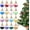 Crystal Balls, variant on 48 Pcs 0.63 Inch Mini Christmas Crystal Ball Ornaments, Mini Christmas Tree Ornaments, Small Crystal Christmas Ball Ornaments for Christmas Tree (Random Colors)