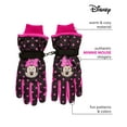 thumbnail image 2 of Disney Girls' Winter Insulated Snow Ski Gloves – Minnie Mouse or Frozen II Elsa & Anna (Toddler/Little Girls), 2 of 5