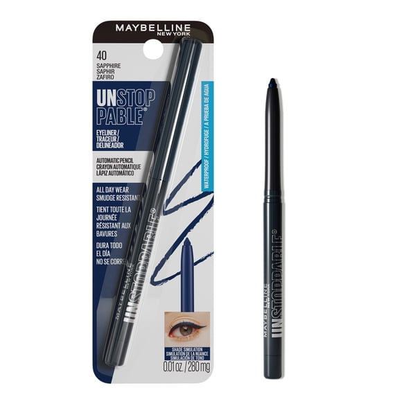 Maybelline Unstoppable Waterproof Eyeliner, Sapphire