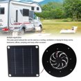 thumbnail image 4 of Solar Attic Fan, Energy Saving Versatile Solar Powered Exhaust Fan  for Living Rooms, 4 of 8