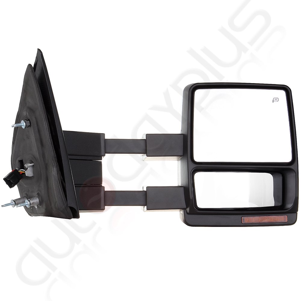 Chrome Power Heated Turn Signal Side Pair Set Mirrors For 2007 2014