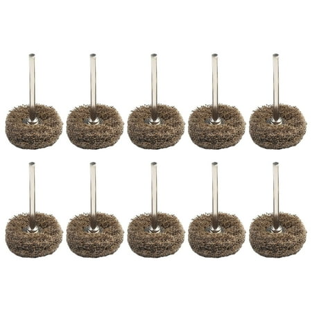 

RANMEI 10pcs Abrasive Wheel Buffing Polishing 25mm Grinding Wheel for Rotary Tool