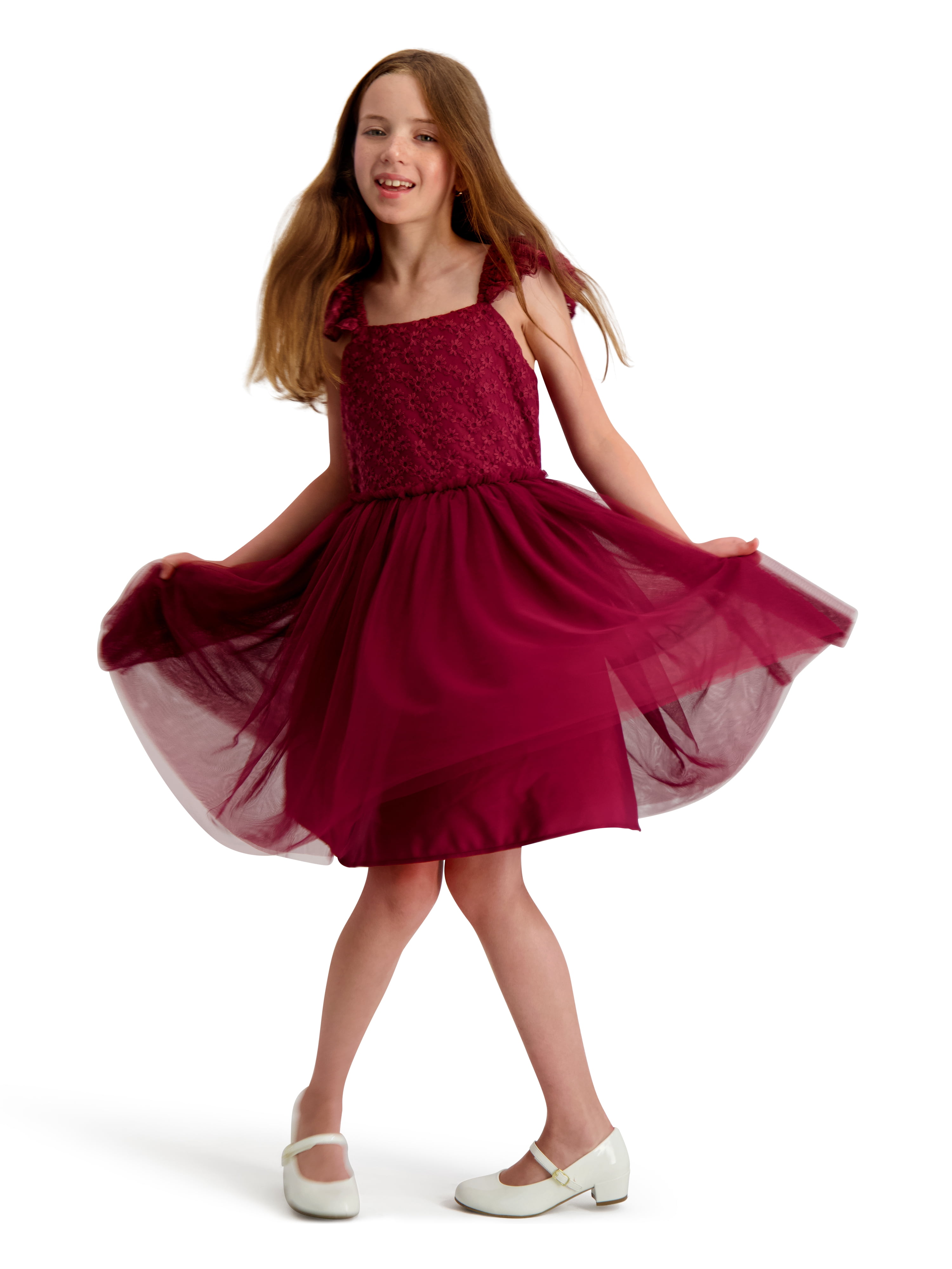 Kensie Girl Lace Bodice Dress, Sizes 4-16