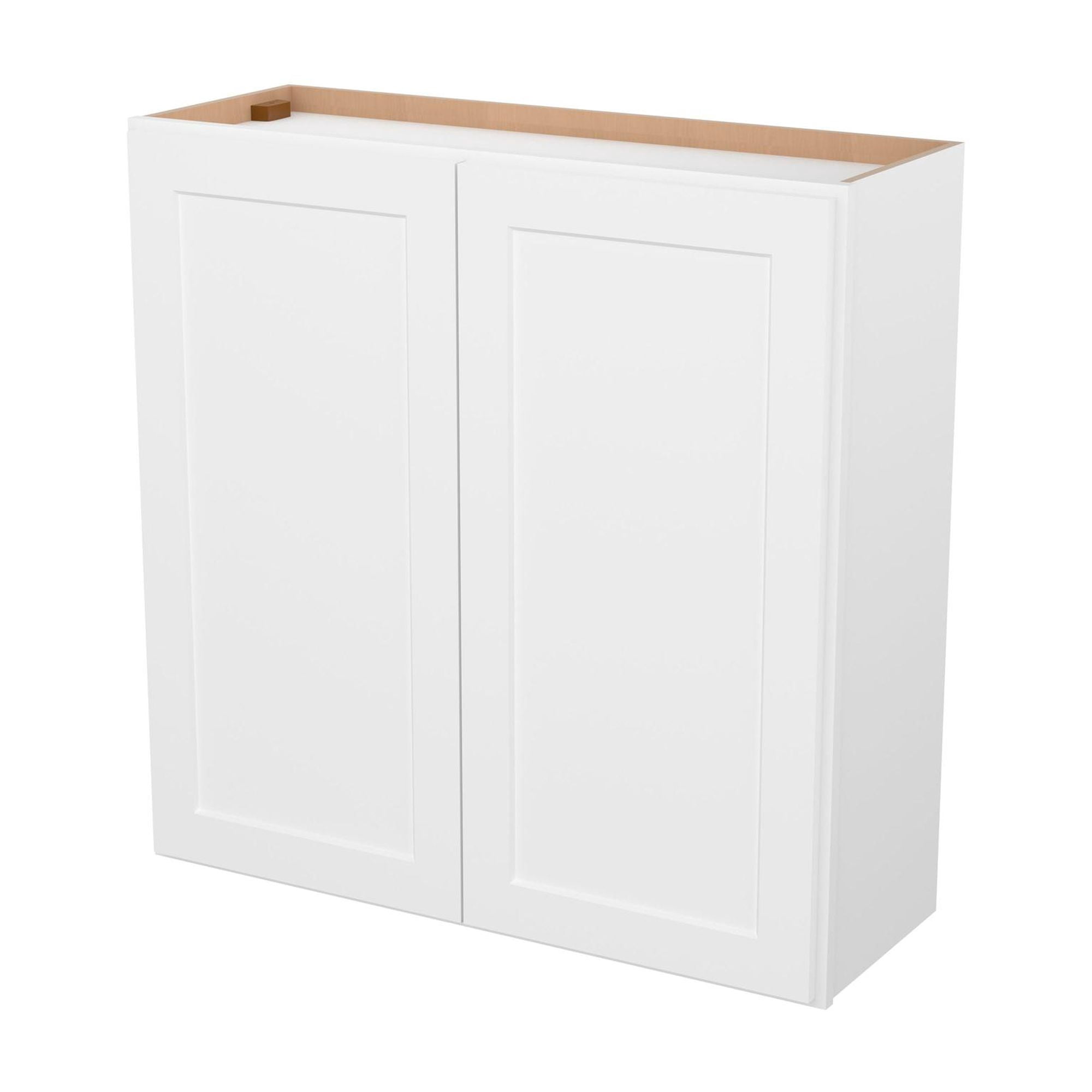 Furinno Shaker Wall Kitchen Cabinet 2 Doors-2 Shelves, Ready to Assemble, 12 D x 36 W x 36 H, White