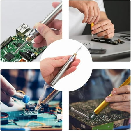 

Deals Electrical Tools Wireless Charging Welding Tool Cordless Soldering Set Wireless Charging Welding Tool Set USB Soldering Pen Mini Portable Battery Soldering With USB Welding Tools by Hilehuti