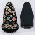 thumbnail image 5 of Chririnla Cartoon Mushroom Skull Print Car Seat Covers Set of 2 Waterproof Front Bucket Seats Protector Auto Interior Accessories Decor Universal Fit for Car Truck SUV, 5 of 7