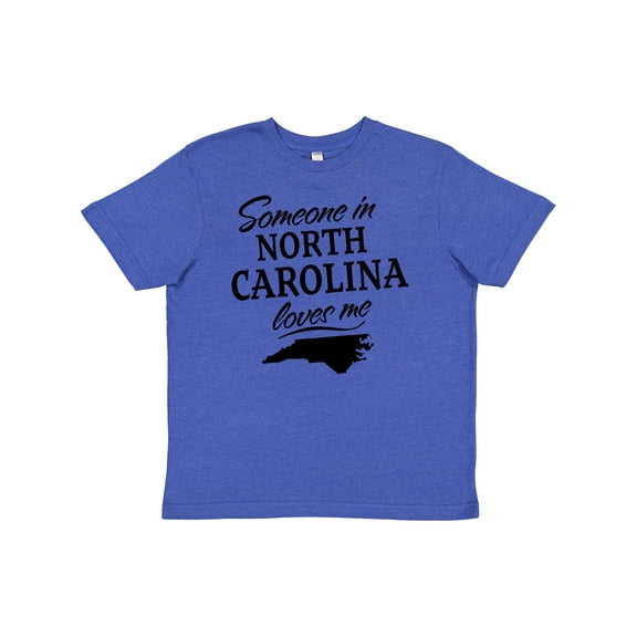 Inktastic Someone in North Carolina Loves Me Youth T-Shirt