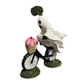 thumbnail image 1 of Estatua de Halloween, fantasma, montando bicicleta, resina, decoración de jardín, 1 of 3