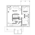 thumbnail image 2 of The House Designers: THD-7309 Builder-Ready Blueprints to Build a Compact Inverted Living Craftsman House Plan with Finished Basement Foundation (5 Printed Sets), 2 of 11