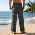 thumbnail image 5 of Mutghys Cotton Pajama Pants for Men Classic Print Elastic Waist Sleep Pants with Pockets Home Relaxing Soft Comfy Casual Pants, 5 of 6
