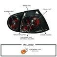 thumbnail image 3 of Spec-D Tuning Smoke Tail Lights Compatible with 2006-2009 Volkswagen Golf MK5 GTI Rabbit R32, Left + Right Pair Assembly, 3 of 7
