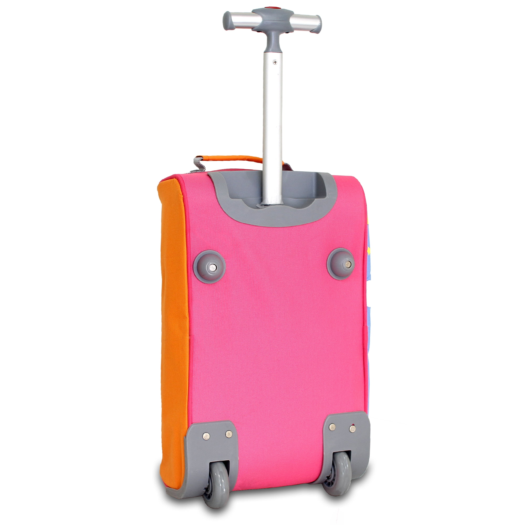 J World Boys and Girls Kids travel Duffle Bag with Wheels Carry-on Luggage, Paris