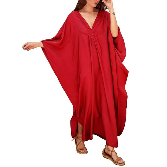 Ladies Chest Woven Loose Large Size Beach Smock Robe Holiday Sunblock Smock Sun Protection Clothing Women Spf Shirts for Women Long Sleeve