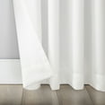 thumbnail image 5 of No. 918 Sutton 1-Piece Modern Glam Semi-Sheer Grommet Curtain Panel, 54"x84", White, 5 of 8