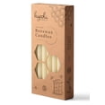 thumbnail image 5 of Hyoola 10" Beeswax Taper Candles 12 Pack - Handmade, All Natural, 100% Pure Unscented Bee Wax Candle - Tall, Decorative, White - 10 Hour Burn Time, 5 of 5