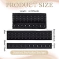 thumbnail image 2 of 3.28Yard 3 Colors Three Row Hook and Eye Tape Trim Polyester 2" Wide Corset Bra Extender for Bridal Costumes Corset Bra Sewing Craft Black White Moccasin 1.1Yard/Color Colorful, 2 of 6