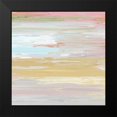 thumbnail image 2 of Nan 15x15 Black Modern Framed Museum Art Print Titled - Pastel Sunset I, 2 of 5
