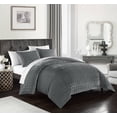 thumbnail image 2 of Chic Home Cynna 7-Piece Abstract Comforter Set, Queen, Grey, 2 of 4
